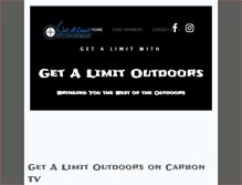 Tablet Screenshot of getalimitoutdoors.com